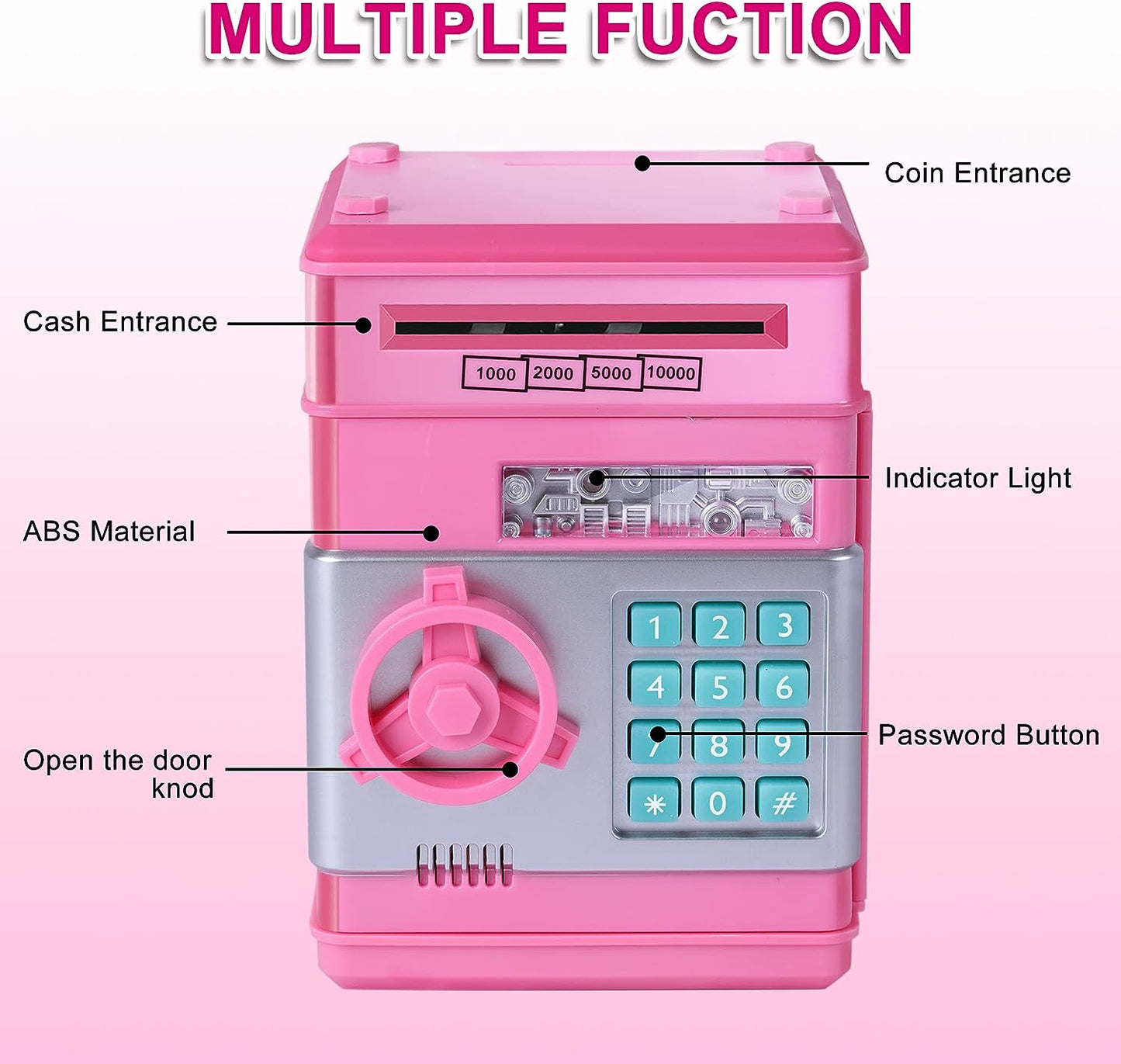 The Rich Girl Lifestyle ATM, Digital Electronic Money Bank