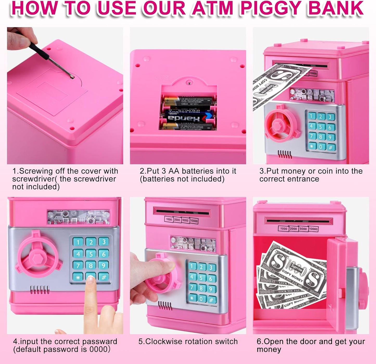 The Rich Girl Lifestyle ATM, Digital Electronic Money Bank
