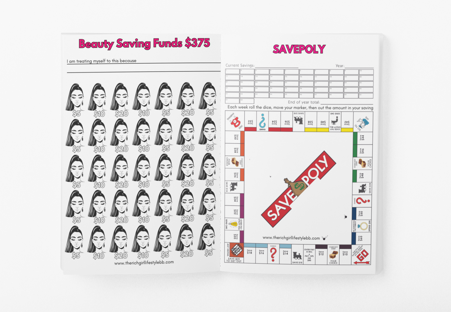 The Rich Girl Lifestyle Let's Get This Shmoney Saving Book